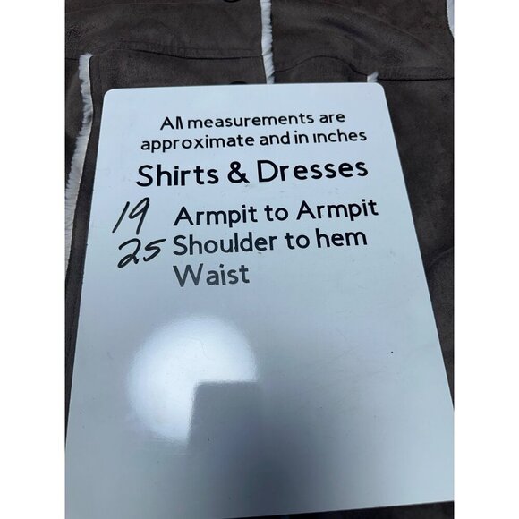 J Jill Women's Faux Suede and Sherpa Button Down Jacket Size M - Picture 8 of 8